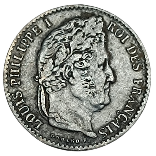Louis-Philippe Ier (1830-1848) 1/4 de franc 1831 K Bordeaux Argent 1.22 gr