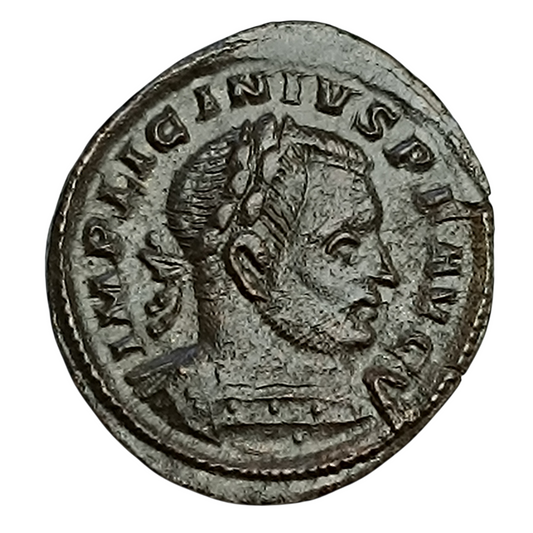 Licinius (308-324) Follis Genio Pop Rom Trêves 3.66 gr 22 mm