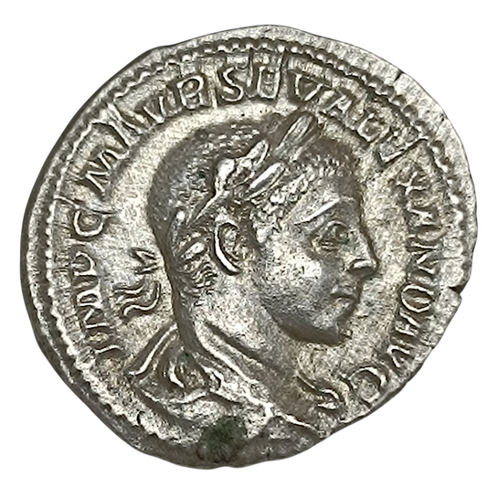 Alexandre Sévère (222-235) Denier PM TRP II COS PP Salus Argent 2.80 gr