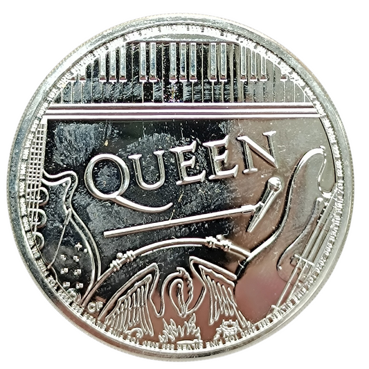 Royaume Uni 2 Pounds 2020 The Band Queen Argent .999 Silver Once