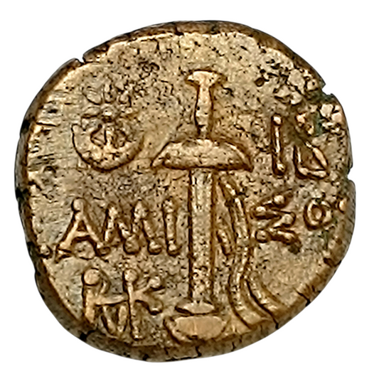 Grèce Antique Pont Amisos Unité Bronze Mithridates VI 8.64 gr 18 mm