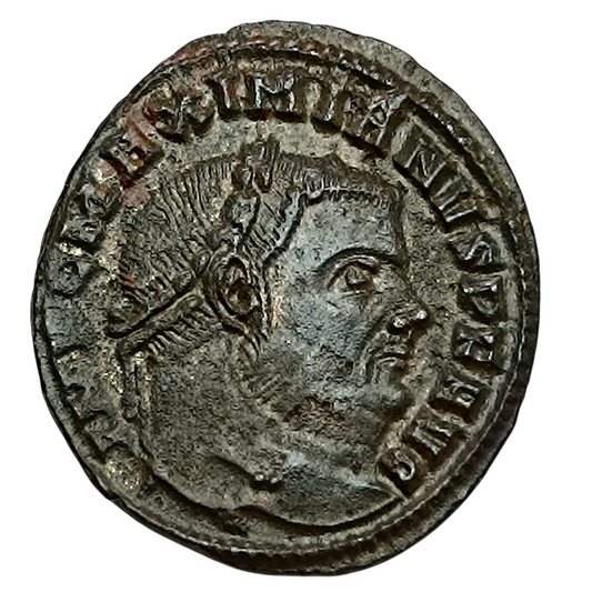 Maximien Hercule (285-310) Follis CONSERVATORES VRB SVAE Ticinum 5.44 gr