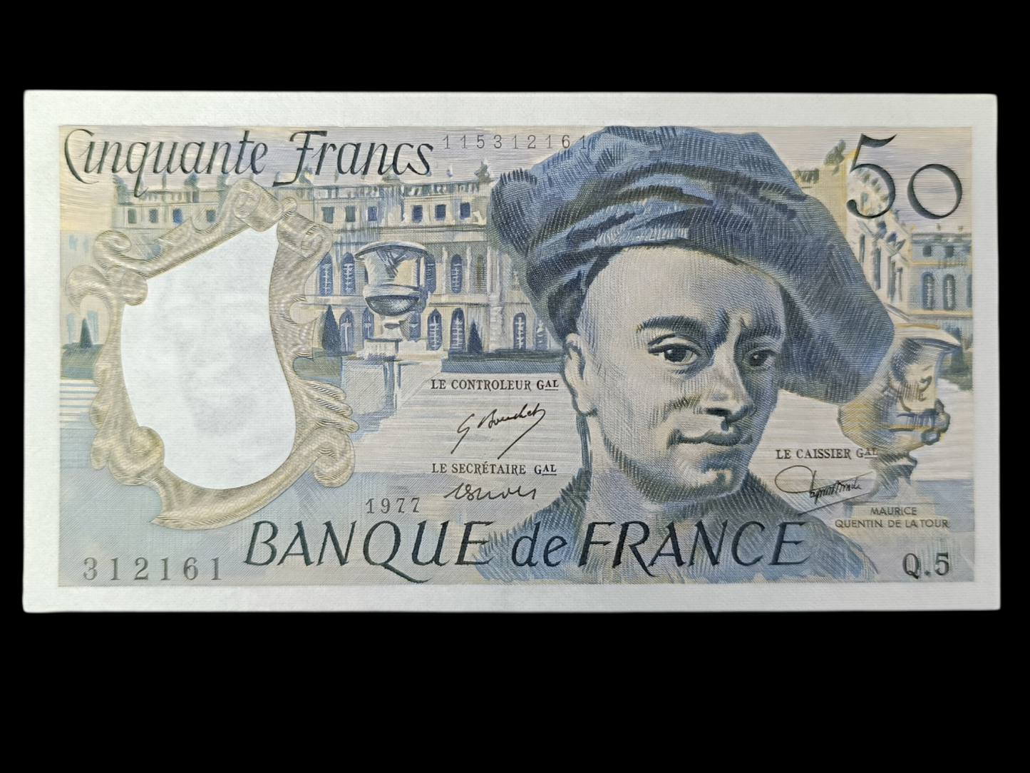 Billet 50 Francs. Quentin de la Tour 1977. Q.5. État neuf