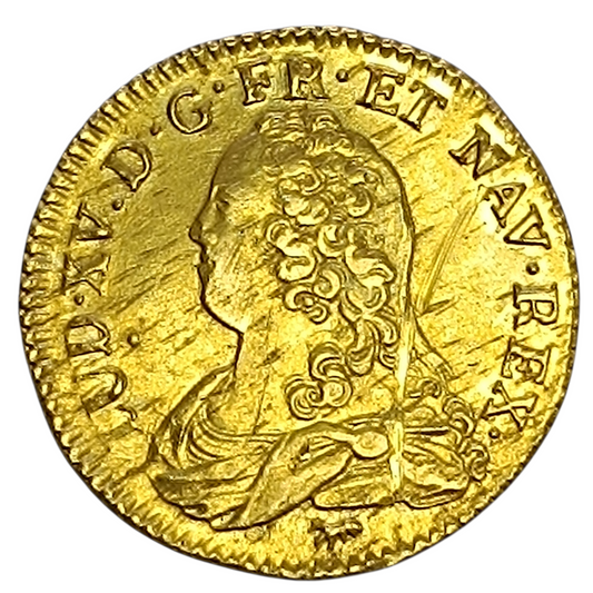 Louis XV (1715-1774) Louis d'or aux lunettes 1728 A Paris 8.11 gr Gad 340 L4L.478