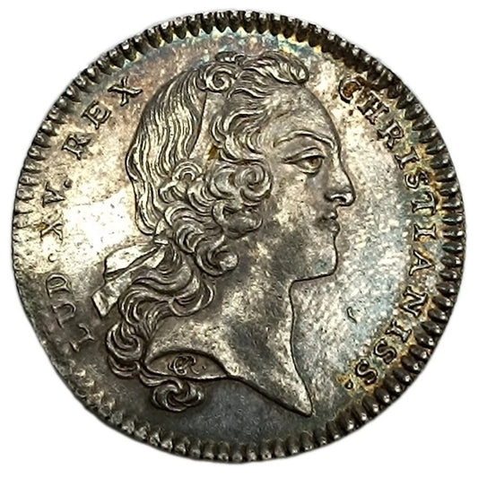 Louis XV (1715-1774) Jeton Ordre militaire de Saint Louis Argent 9.11 gr