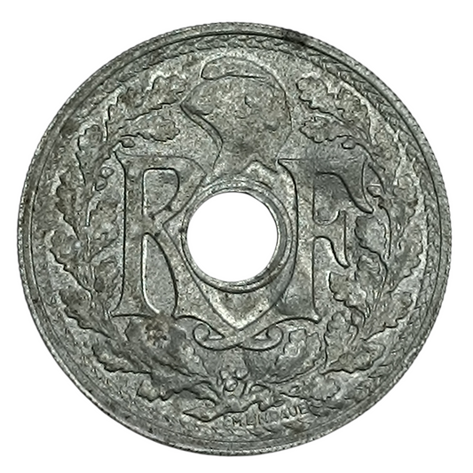 Lindauer 20 centimes 1945 C Castelsarrasin zinc 3.62 gr