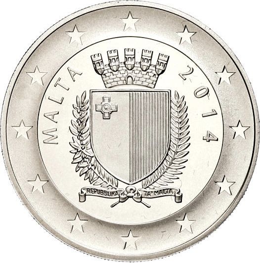 Malte 10 Euros 2014 Auberge d'Aragon Coffret BE Argent 18.75 gr