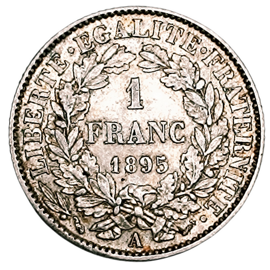 Cérès 1 Franc 1895 Argent 4.98 gr