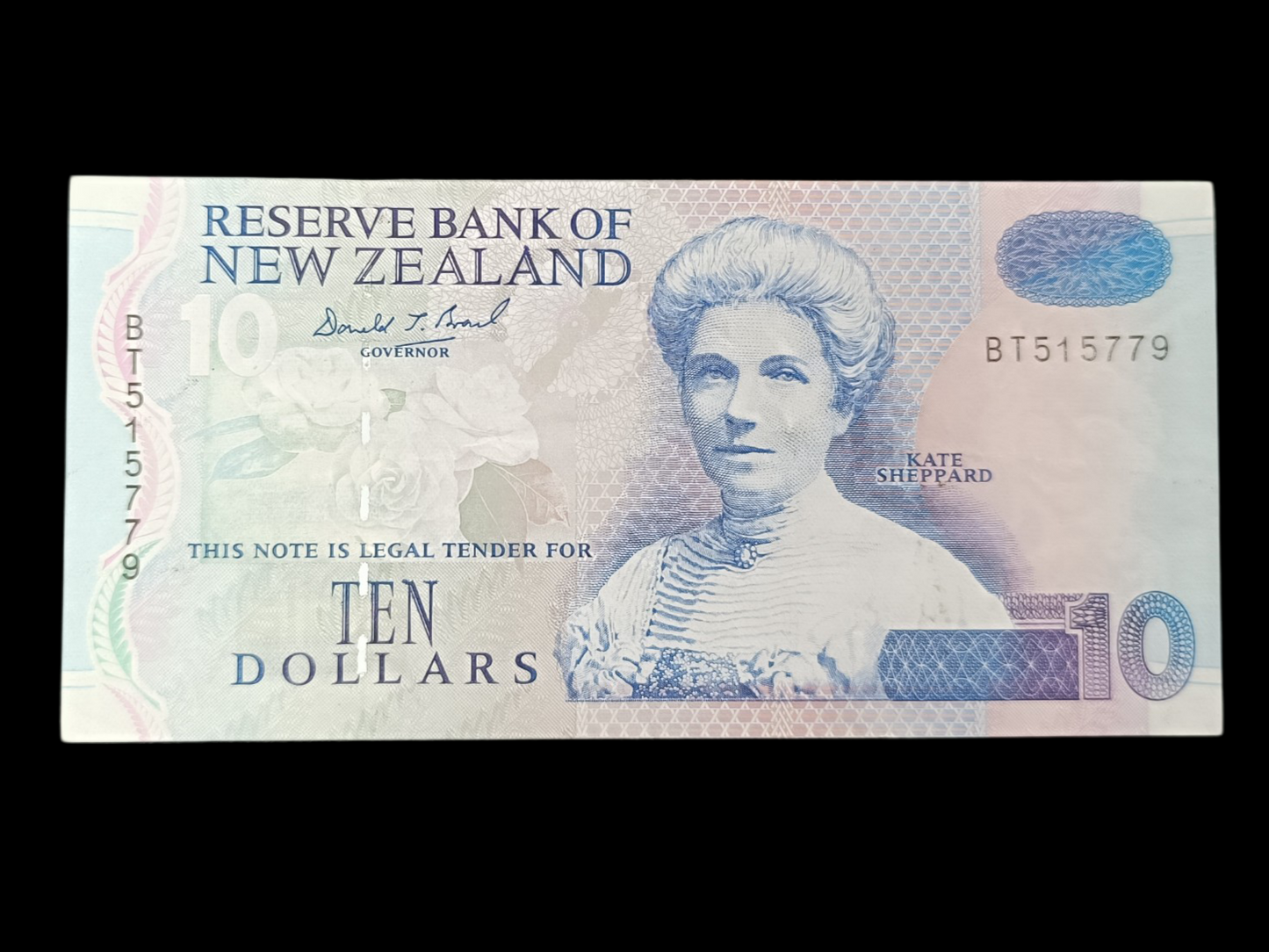 Nouvelle Zélande Billets 10 Dollars Quasi neuf