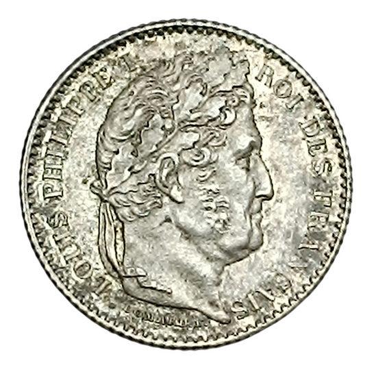 Louis-Philippe Ier (1830-1848) 25 centimes 1847 A Paris Argent 1.25 gr G. 357
