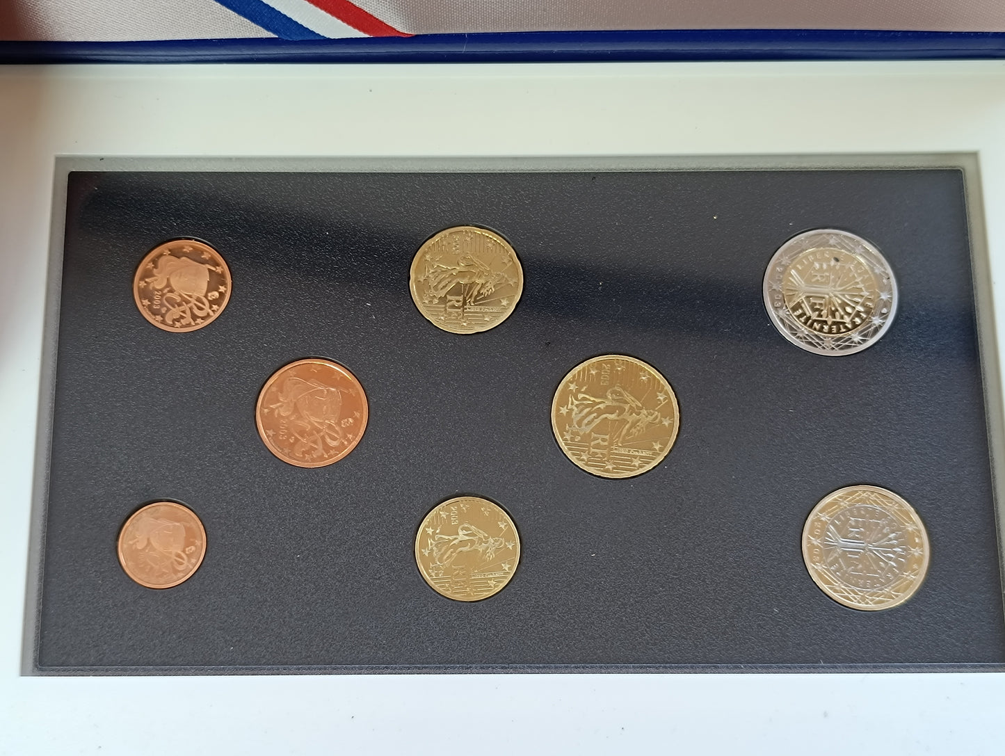 Coffret BE France Euros 2003 Monnaie de Paris
