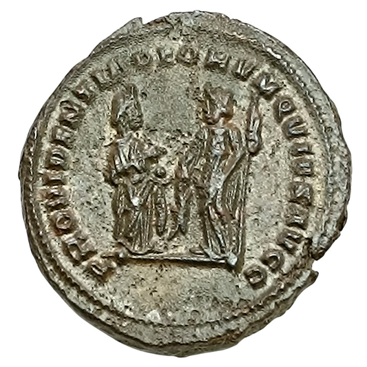 Maximien Hercule (285-310) Follis PROVIDENTIA DEORVM QVIES AVGG Londres 11.39 gr