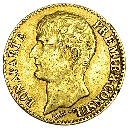 Bonaparte Premier Consul (1799-1804) 40 Francs An 12 A Paris 12.86 gr