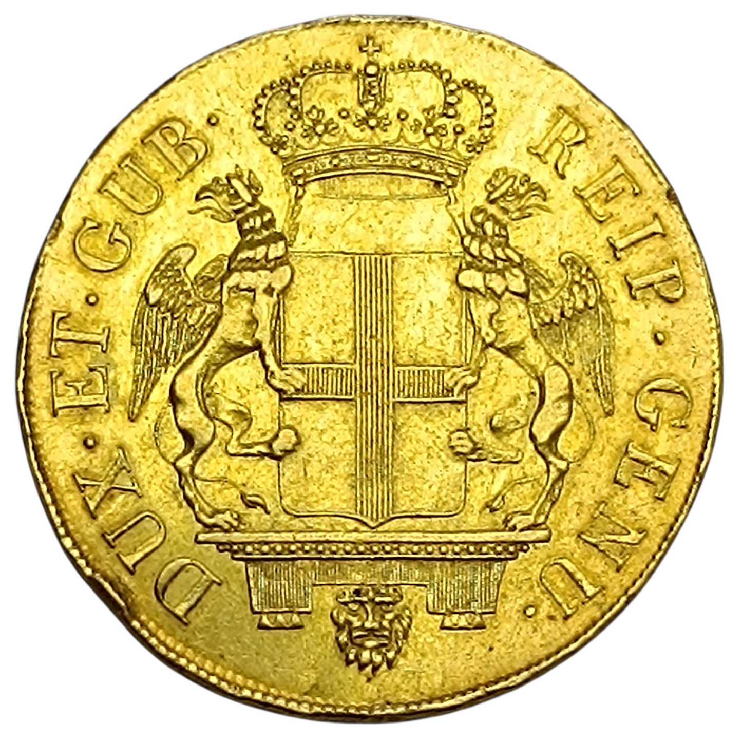 Italie 🇮🇹 Gênes The Biennial DOGES (1528-1797) 96 Lire 1797 Or 25.12 gr