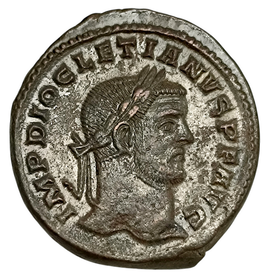 Dioclétien (285-305) Follis Genio Populi Romani Trêves 9.60 gr 28 mm