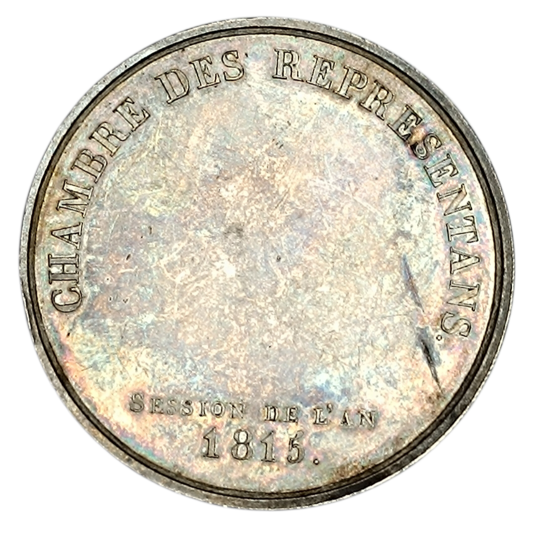 Token Cámara de Representantes Plata Sesión del año 1815 30.33 gr 38 mm EBC