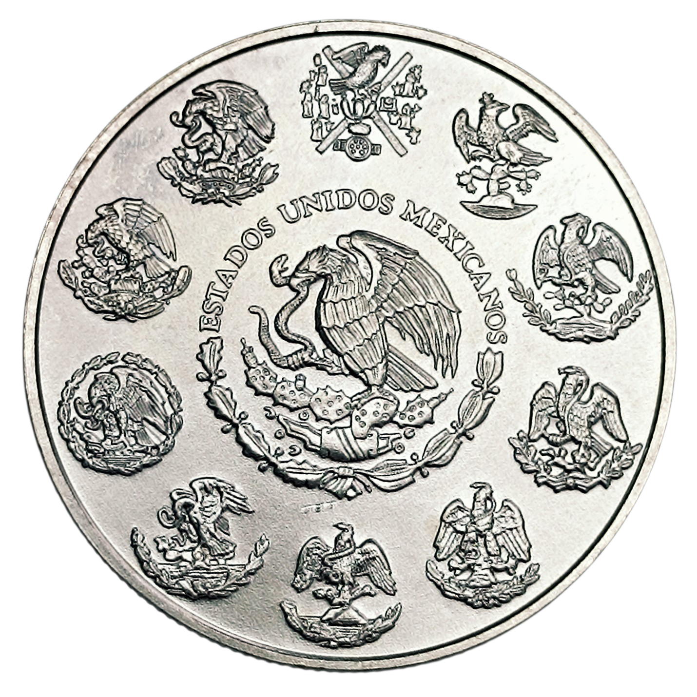 Mexique 1 Once Libertad 2009 Argent. Onza plata pura. Ley .999