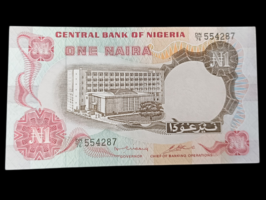 Nigeria Billet 1 Naira 1973. État neuf