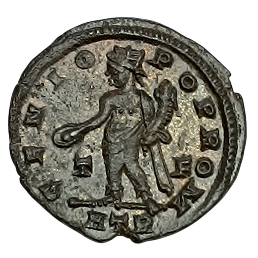 Licinius (308-324) Follis Genio Pop Rom Trêves 2.97 gr 20.5 mm