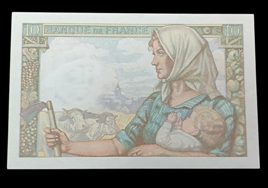 Billet 10 Francs Mineur 15.10.1942. État neuf sauf léger pli à gauche