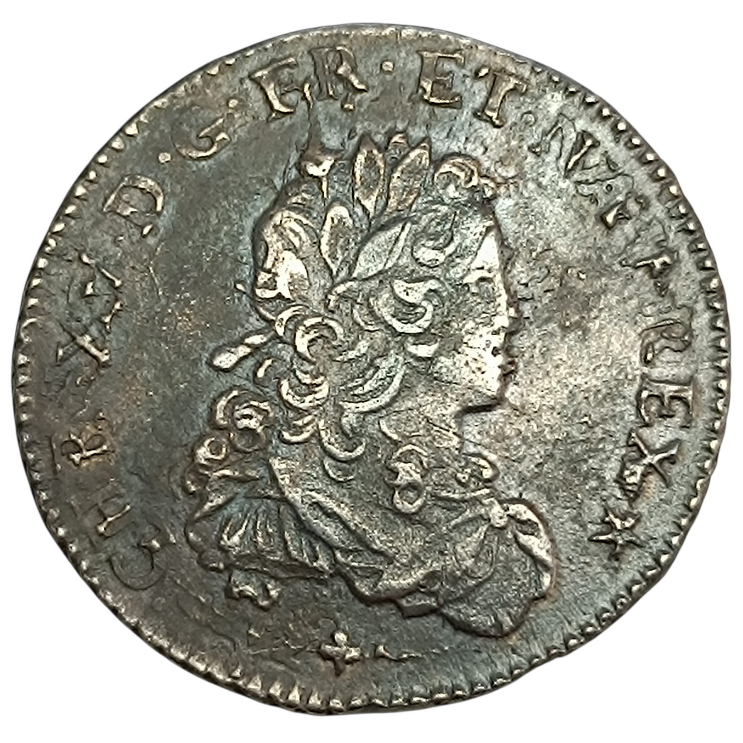 Louis XV (1715-1774) Tiers d'écu 1723 N Montpellier Argent 7.99 gr
