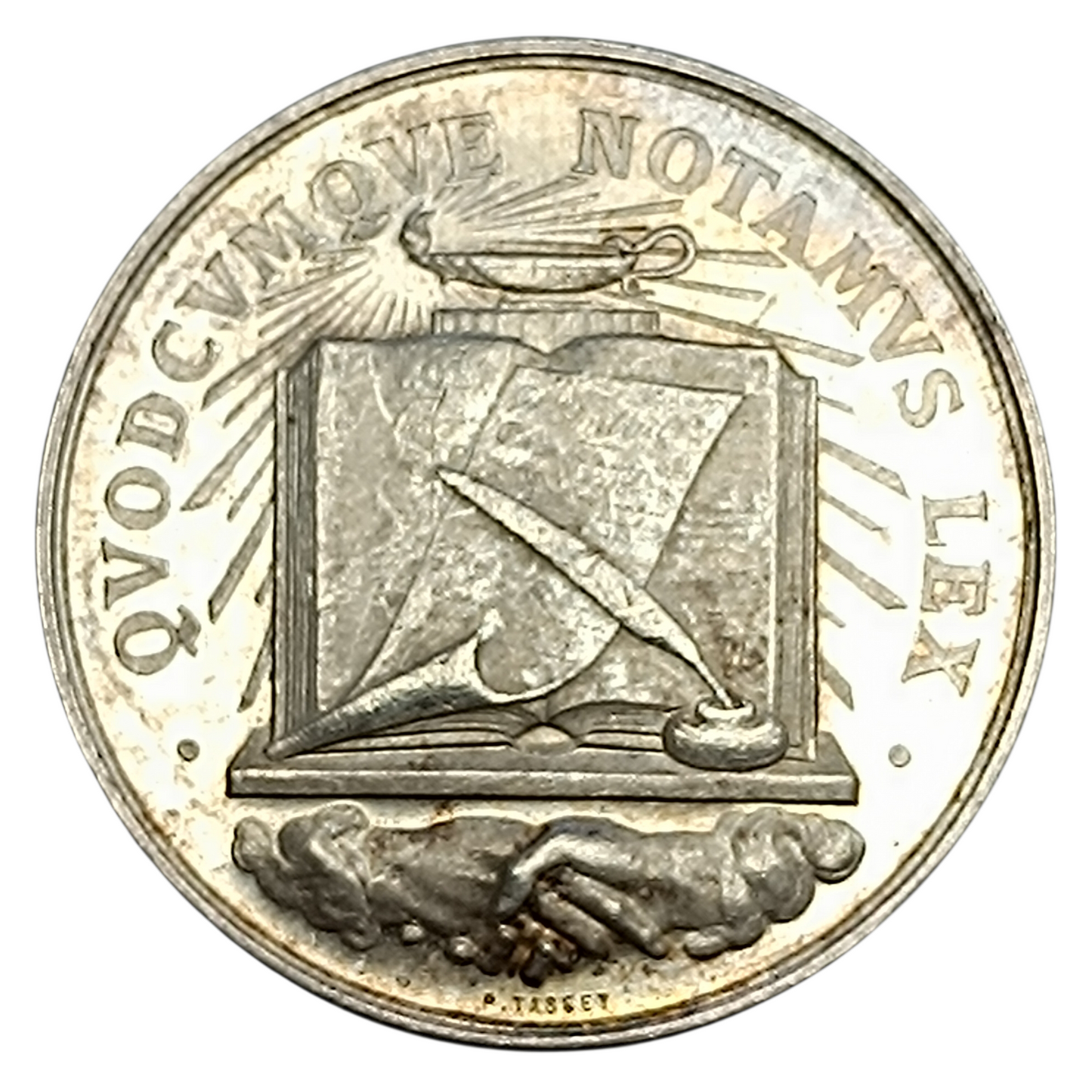 Jeton Arrondissement Arras Chambre des Notaires argent 15.94 gr 35 mm