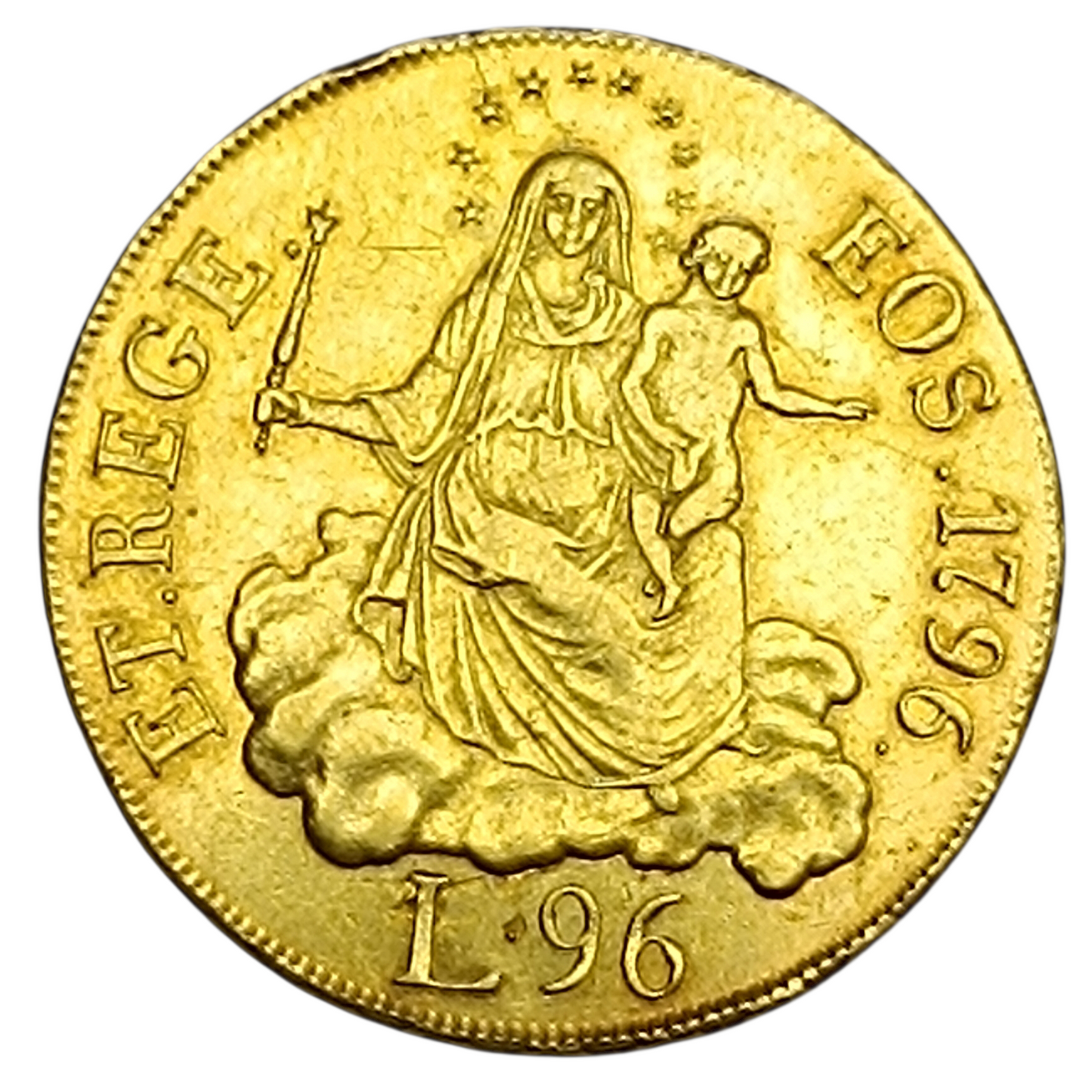 Italie 🇮🇹 Gênes The Biennial DOGES (1528-1797) 96 Lire 1797 Or 25.12 gr