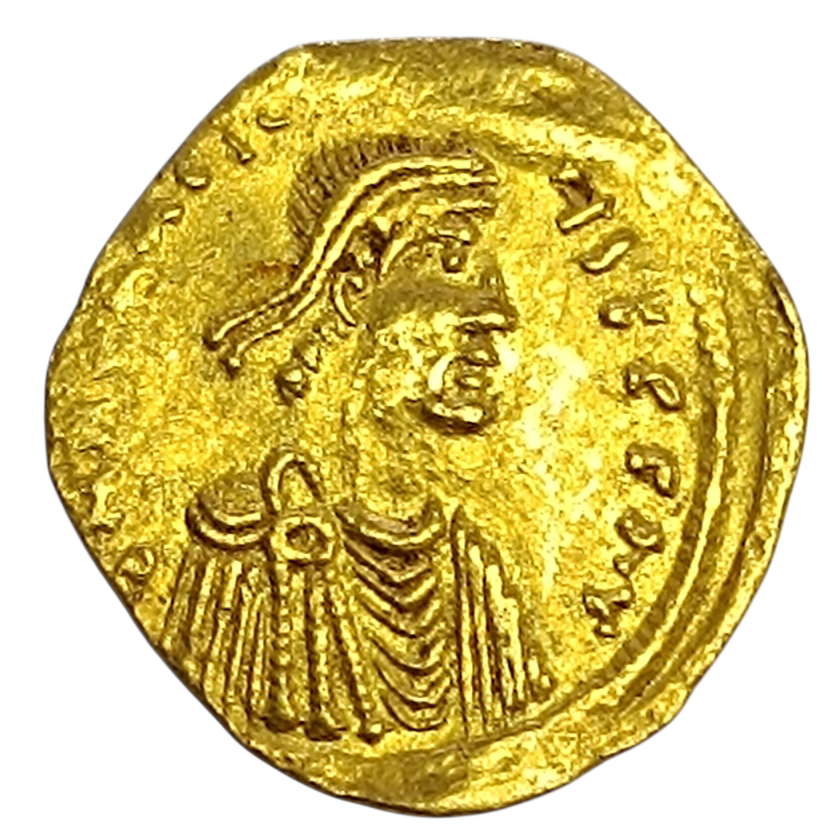Empire Byzantin Héraclius (610-641) Trémissis d'or CONOB Constantinople 1.47 gr