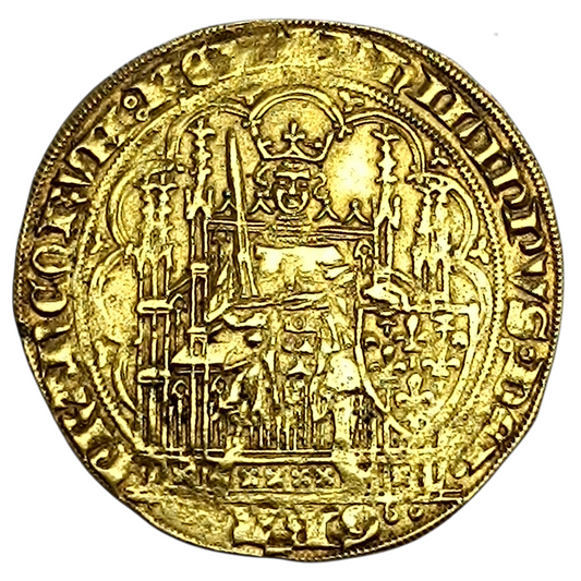 Philippe VI (1328-1350) Ecu d'or à la chaise 6ème émission (6 mai 1349) 4.50 gr