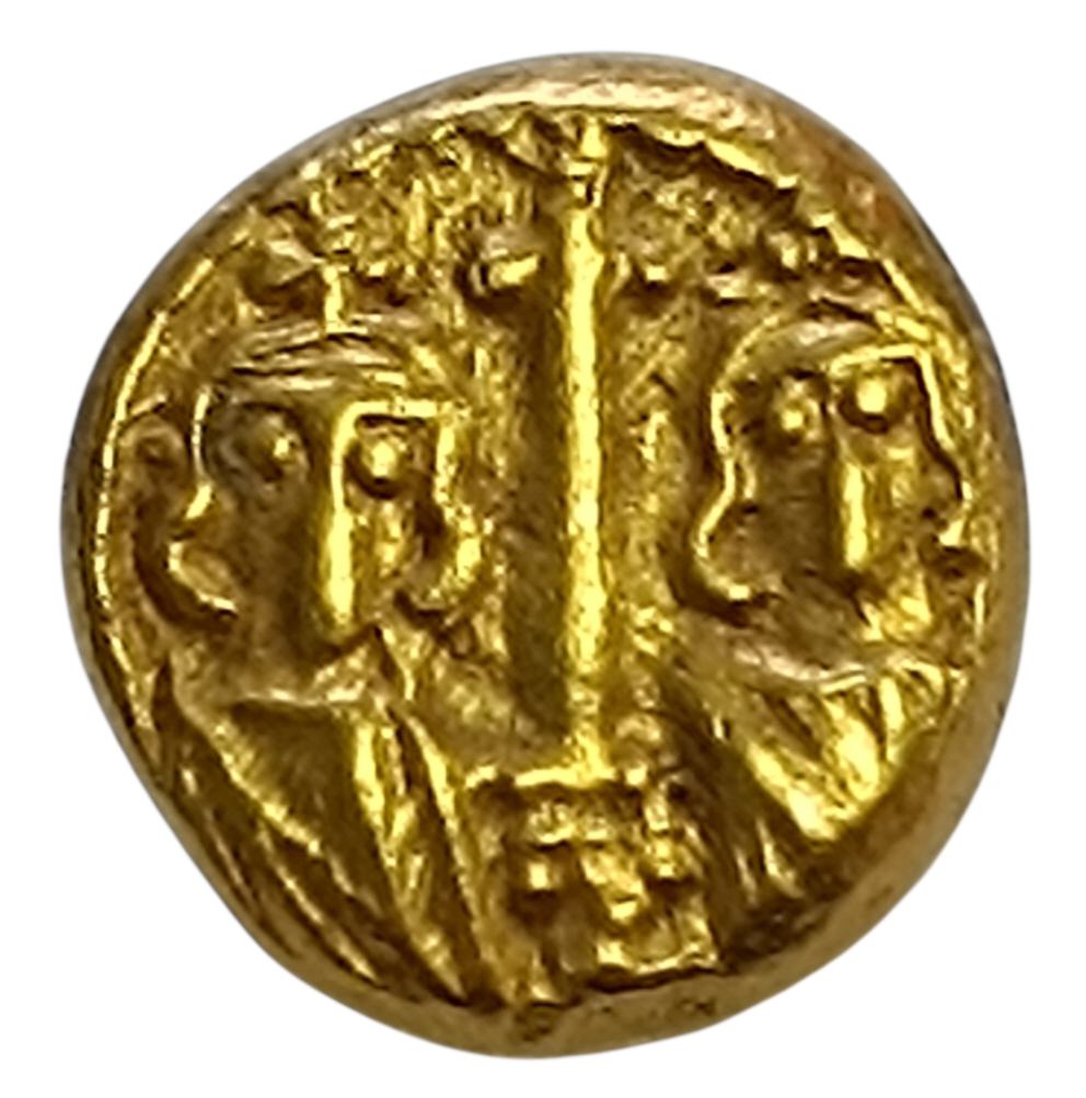 Empire Byzantin Constantin IV (668-685) Solidus Or Carthage 4.44 gr S.1187