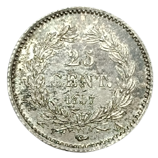 Louis-Philippe Ier (1830-1848) 25 centimes 1847 A Paris Argent 1.25 gr G. 357