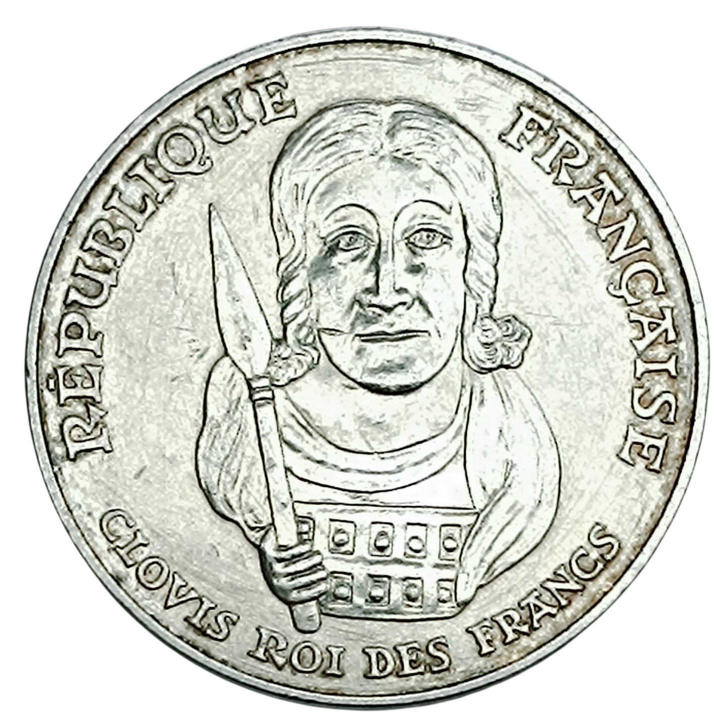 Clovis roi des francs 100 Francs 1996 Argent 14.98 gr