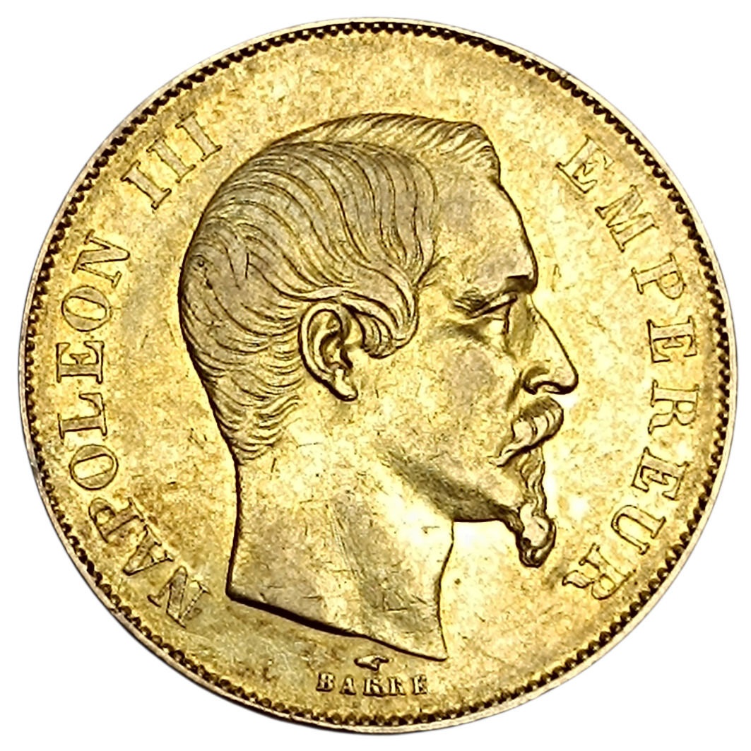Napoléon III (1852-1870) 50 francs Or 1855 A Paris 16,08 gr