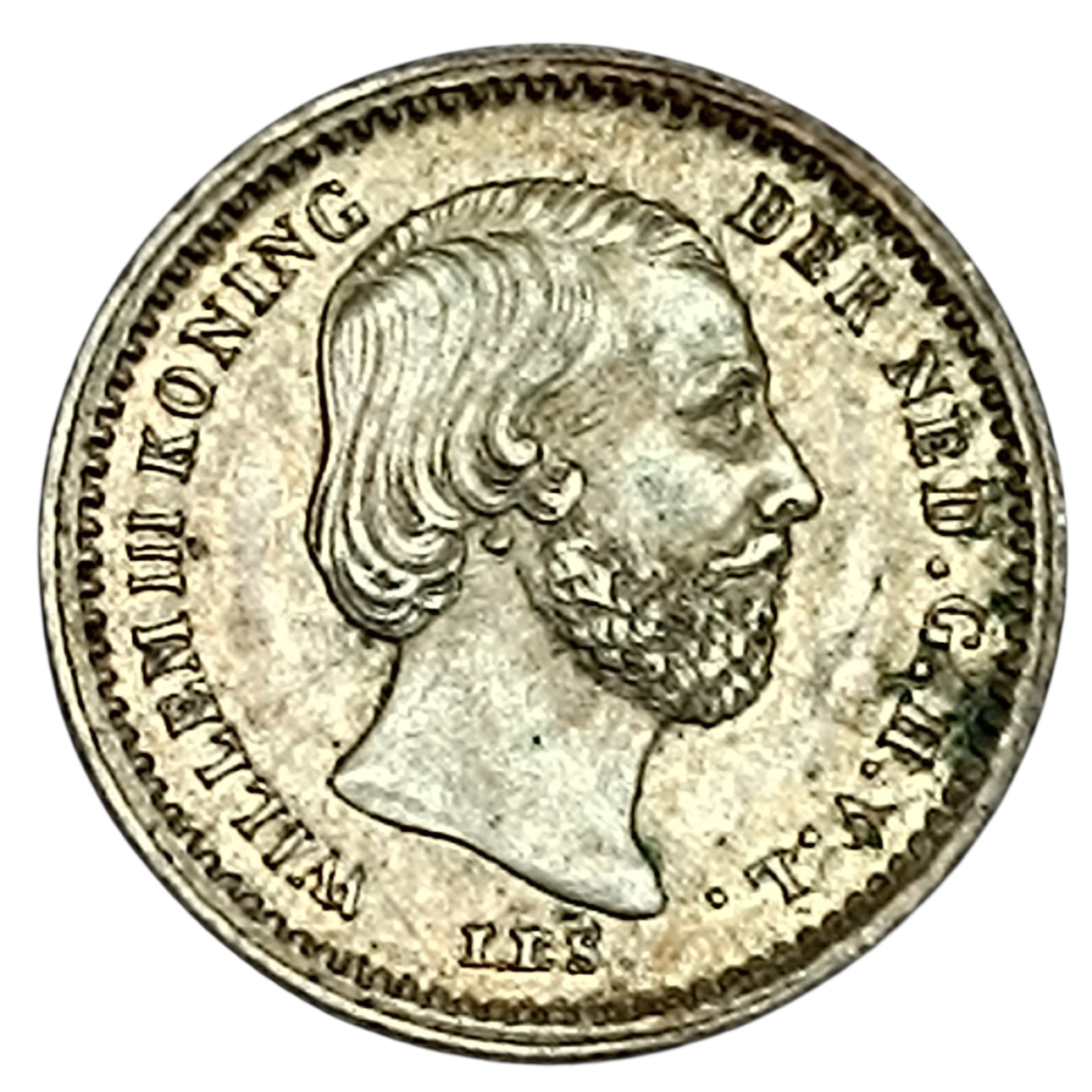 Pays-Bas Willem III 5 Cents 1887 Argent 0.67 gr