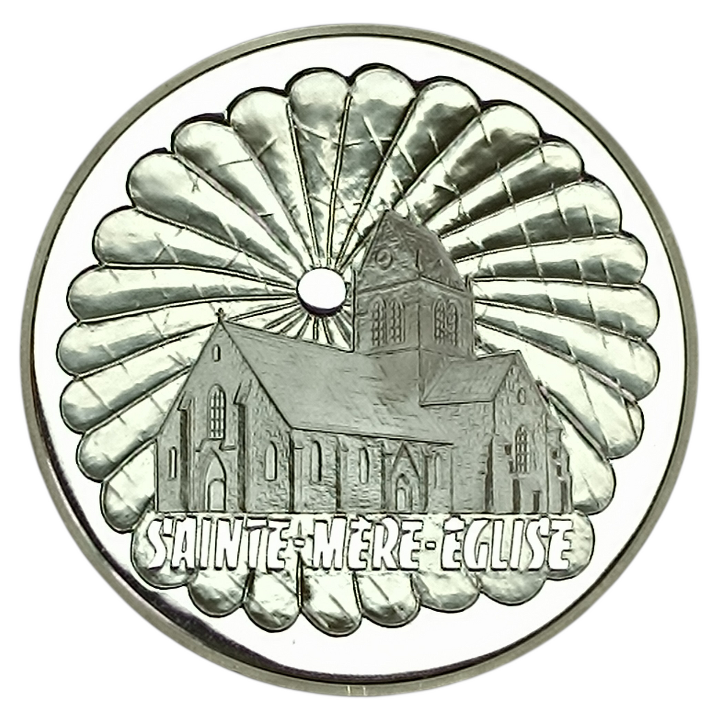 Monnaie de Paris 100 Francs 1994 Sainte Mère Église. Coffret BE Argent 22.2 gr