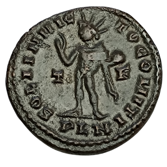 Constantin Ier (306-337) Follis Soli Invicto Comiti Londres 4.67 gr 22 mm