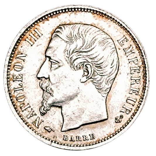 Napoléon III (1852-1870) 50 centimes 1858 A Paris Argent 2.49 gr