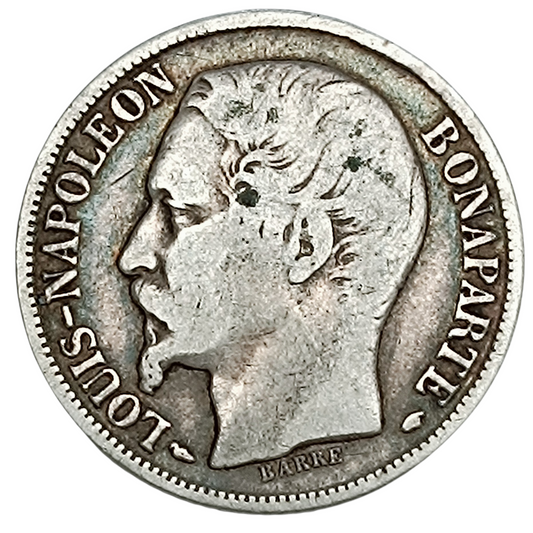 Napoléon III (1852-1870) 1 Franc 1852 A Paris Argent 4.84 gr
