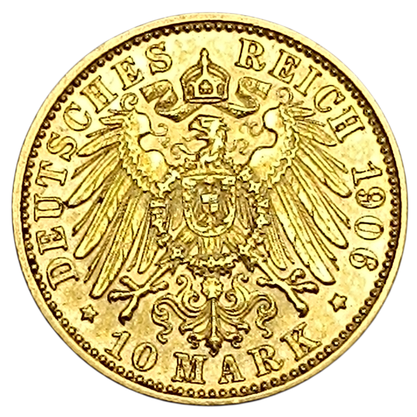 Allemagne Othon Bavière (1886-1913) 10 Mark Deutsches Reich 1906 D Munich 3,98 gr