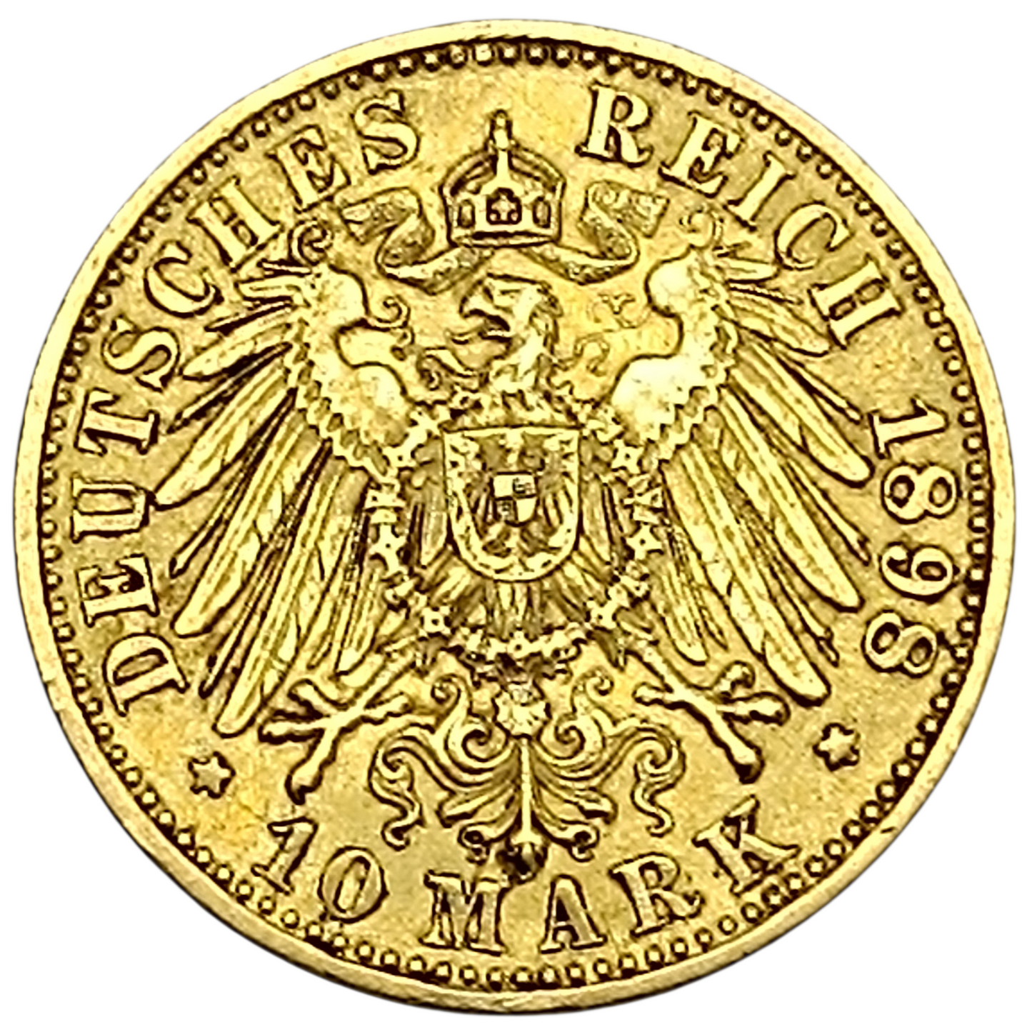 Allemagne Wilhelm II (1888-1918) 10 Mark Deutsches Reich 1898 A 3,96 gr