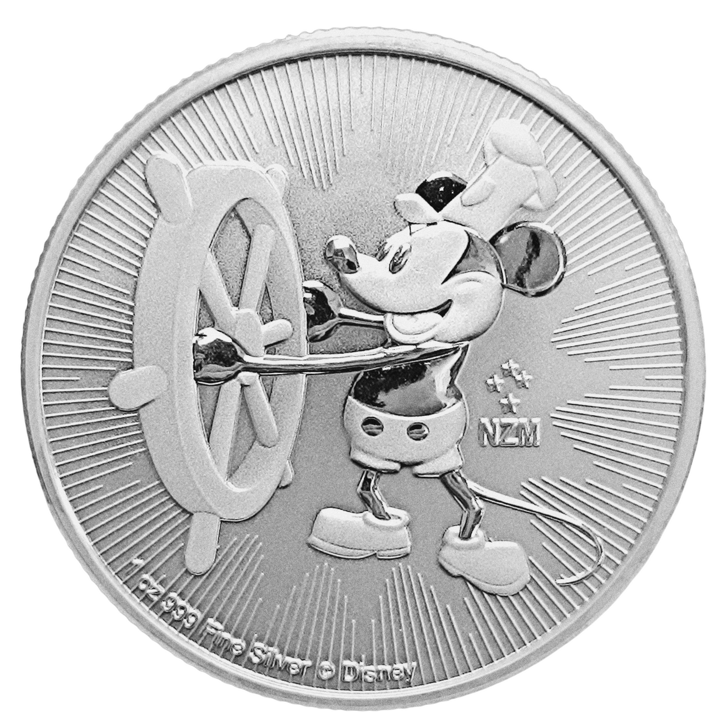 Niue 2 Dollars 2017 Mickey Steamboat Willie Argent .999 Once Silver