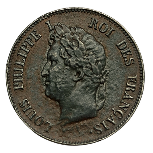 Louis-Philippe Ier (1830-1848) Essai 5 centimes 1840 refonte des monnaies de cuivre 8.29 gr