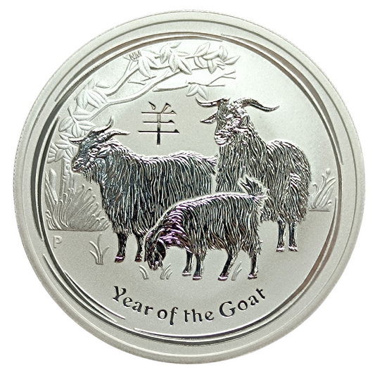 Australie 1 Dollar 2015 Year of the Goat 1 Once argent 1 oz silver .999