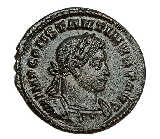 Constantin Ier (306-337) Follis Soli Invicto Comiti Londres 5.22 gr 24 mm