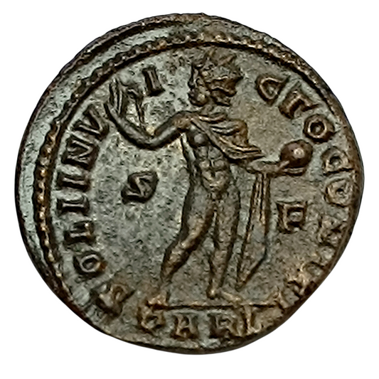 Licinius (308-324) Follis Soli Invicto Comiti Arles 3.52 gr 20 mm