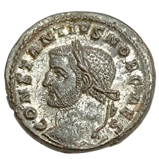 Constance I (305-306) Follis de Trèves TR (c dans le champ) 11.37 gr