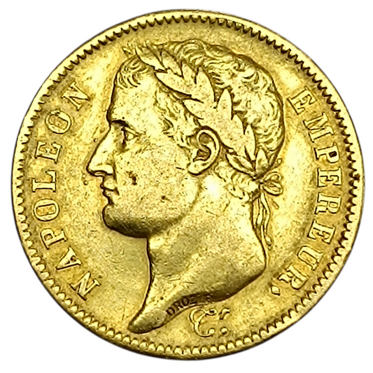 Napoléon Ier (1804-1814) 40 Francs 1812 W Lille Or 12.77 Gr