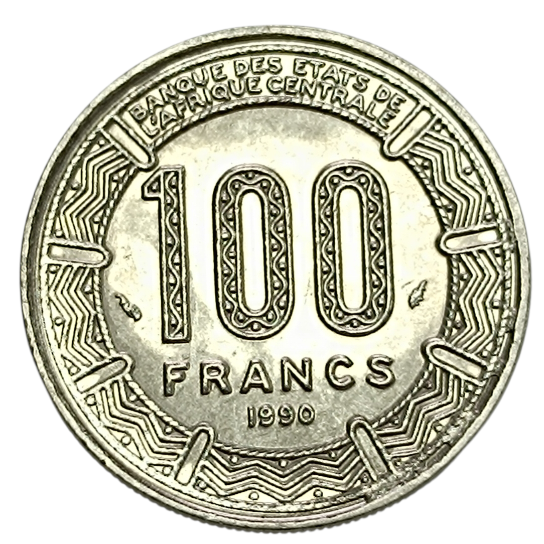 Republic of Chad 100 francs 1990