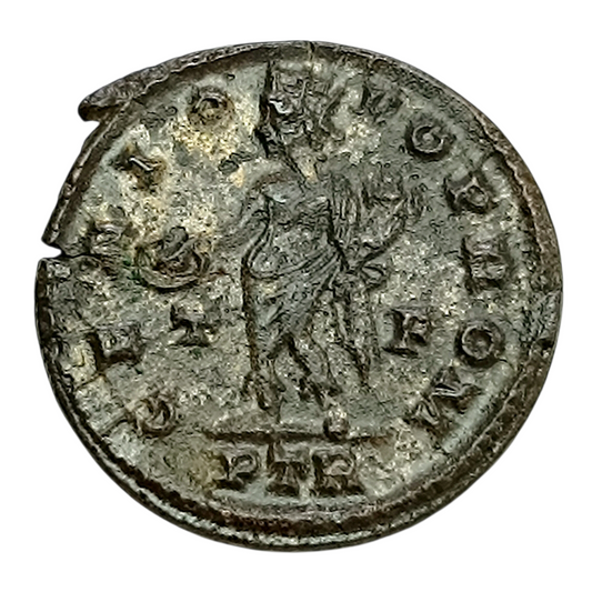 Licinius (308-324) Follis Genio Pop Rom Trêves 3.36 gr 21 mm
