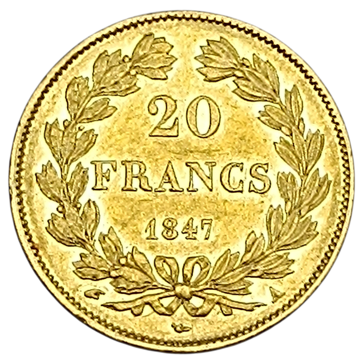 Louis-Philippe Ier (1830-1848) 20 francs Or 1847 A Paris 6,43 gr Superbe